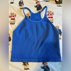 EUC Free People Happiness Runs Tank In Blue.